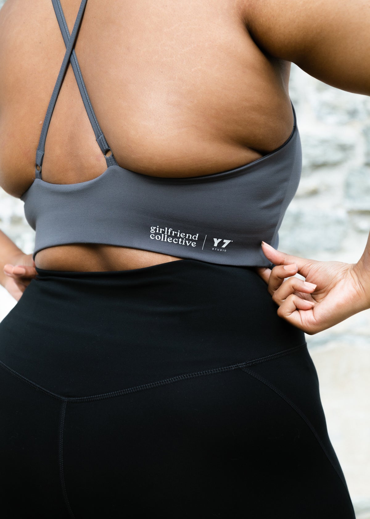Black Topanga Halter Bra — Girlfriend Collective  Activewear photoshoot,  Fitness fashion, Women fitness photography