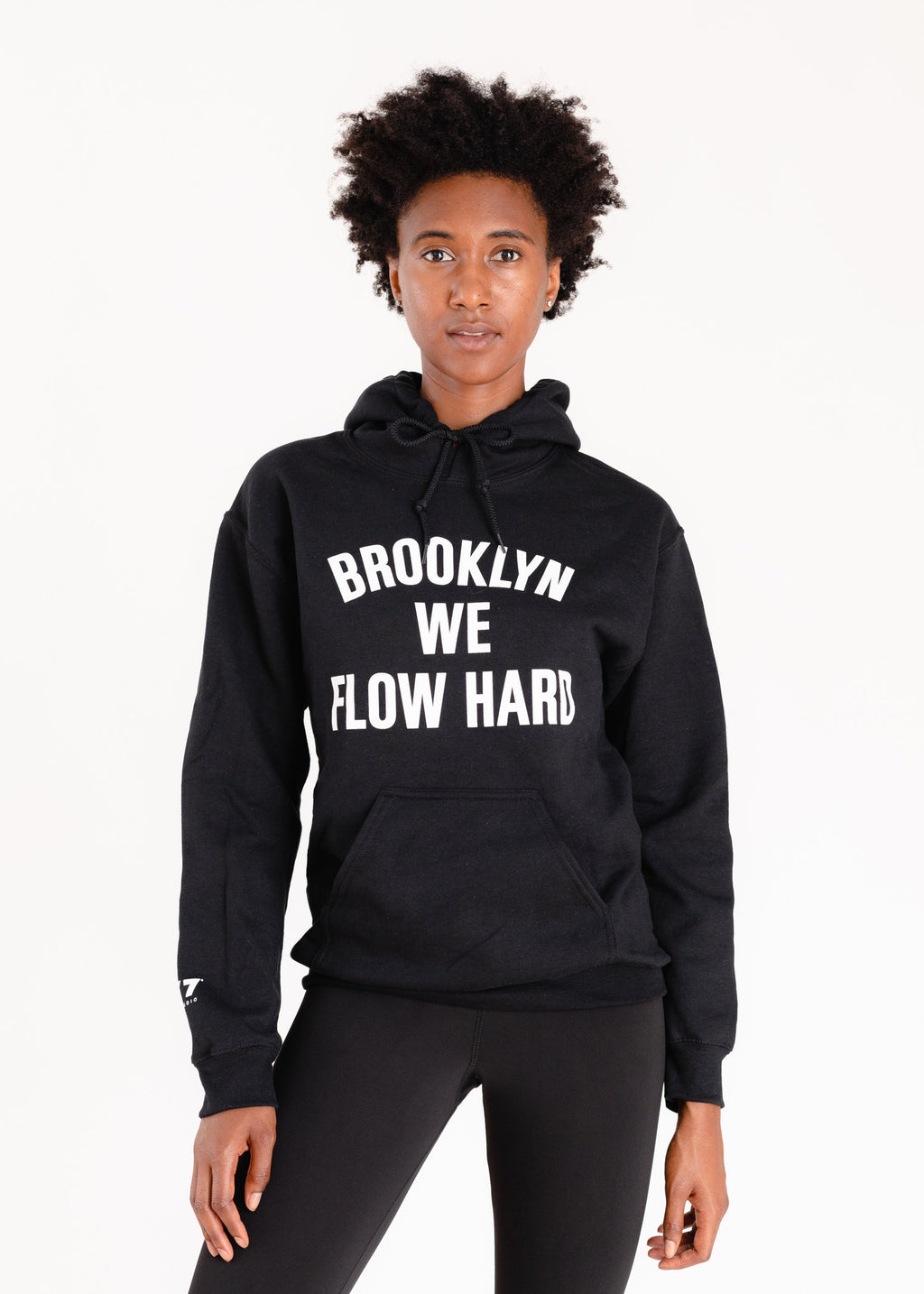 Brooklyn We Flow Hard Hooded Pullover